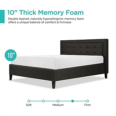Best Choice Products 10" Queen Size Memory Foam Mattress. View a larger version of this product image.
