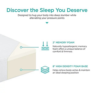 Best Choice Products 10" Queen Size Memory Foam Mattress. View a larger version of this product image.