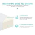 Alternate image 3 for Best Choice Products 10" Queen Size Memory Foam Mattress