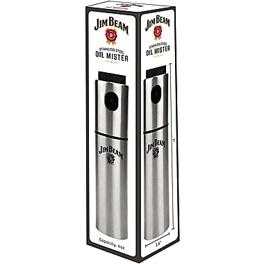 Jim Beam Stainless Steel Oil Spray Bottle, Oil Mister for Salad Making, Baking, Frying and BBQ, Kitchen Gadget Accessories. View a larger version of this product image.