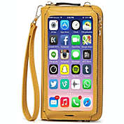 Kitcheniva Shoulder Strap Touch Screen Cross-Body Cell Phone Purse Bag, Yellow
