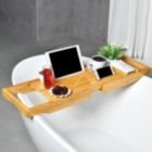 Alternate image 1 for ToiletTree Products Bamboo Caddy with Extending Sides & Adjustable Book Holder