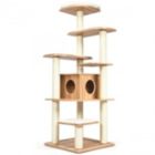 Alternate image 1 for Hooya Imp.& Exp. Wood Multi-Layer Platform Cat Tree with Scratch Resistant Rope