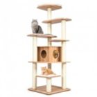 Alternate image 2 for Hooya Imp.& Exp. Wood Multi-Layer Platform Cat Tree with Scratch Resistant Rope
