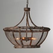 Kosas Home Charleston 6-Light Mesh Chandelier
