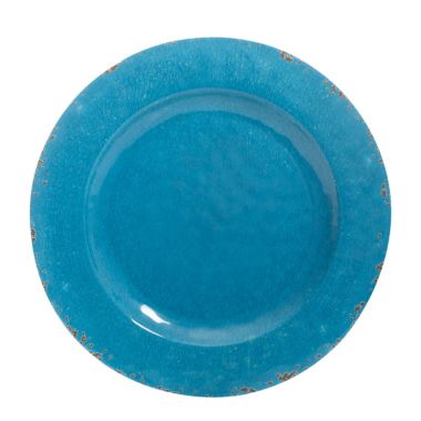 Studio California Mauna 12 Piece Assorted Crackle Decal Melamine Dinnerware Set. View a larger version of this product image.