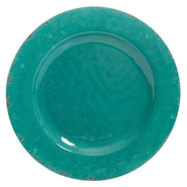 Studio California Mauna 12 Piece Assorted Crackle Decal Melamine Dinnerware Set. View a larger version of this product image.