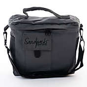 Sandpacks Beach Tote   Beach Bag with Zipper and Multiple Straps   Charcoal