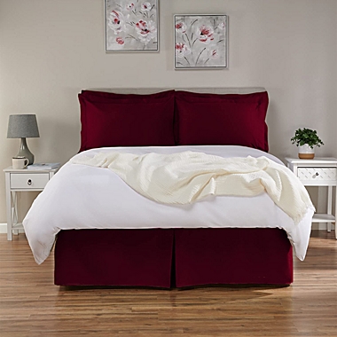 SHOPBEDDING Burgundy Pillow Sham, Queen Size Pillow Sham Decorative Maroon Pillow Shams Tailored By Blissford. View a larger version of this product image.