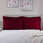 Alternate image 2 for SHOPBEDDING Burgundy Pillow Sham, Queen Size Pillow Sham Decorative Maroon Pillow Shams Tailored By Blissford