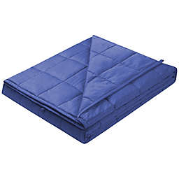 Lexi Home Weighted Blanket Navy 15lb 60