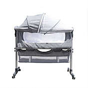 Stock Preferred Portable Baby Bassinet Bedside Sleeper with Storage