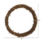 Alternate image 3 for Nearly Natural Modern Holiday Decorative 22" Vine Wreath with 50 Warm White LED Lights
