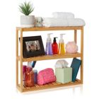 Alternate image 2 for Casafield Bamboo 3-Tier Wall Mount Storage Shelf, Adjustable Shelving Unit Organizer for Bathroom, Kitchen, Living Room