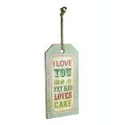 Alternate image 0 for VIP Home and Garden Love You Like Cake Decorative Wood Wall Hanging