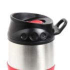 Alternate image 3 for Mr. Coffee Java Supremo 16 Ounce Stainless Steel Thermal Travel Mug with Silicone Grip