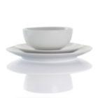 Alternate image 1 for Elama Owen 18 Piece Porcelain Dinnerware Set with 2 Large Serving Bowls in White