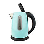 Alternate image 2 for Brentwood 1 Liter Stainless Steel Cordless Electric Kettle in Blue