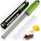 Alternate image 0 for Zulay Kitchen Cheese Grater & Citrus Zester - Green