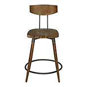 INK+IVY. Frazier Counter Stool 24 With Back.