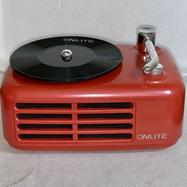 Gramophone Compatible with Bluetooth Portable Wireless Speaker 2000mAh Battery Rechargeable Powerful Sound. View a larger version of this product image.
