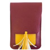 K. Carroll 7.5" Red and Yellow Fashionable Harper Crossbody Bag
