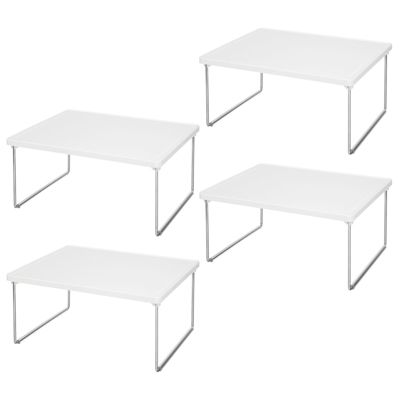 mDesign Metal Closet Organizer Storage Shelf