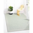 Alternate image 2 for Chaudhary Living 6.5' x 9.5' Mint Green and Off White Bordered Solid Rectangular Area Throw Rug