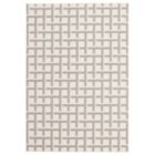 Alternate image 0 for Chaudhary Living 4' x 5.5' Gray and Cream Checkered Rectangular Outdoor Area Throw Rug