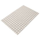 Alternate image 3 for Chaudhary Living 4' x 5.5' Gray and Cream Checkered Rectangular Outdoor Area Throw Rug