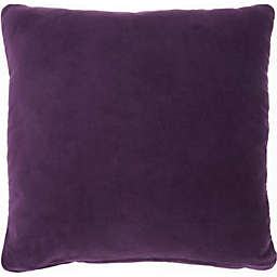 HomeRoots Home Decor. Purple Velvet Modern Throw Pillow.