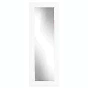 BrandtWorks Home Decor Accent Matte White Floor Mirror 21.5" x 71"
