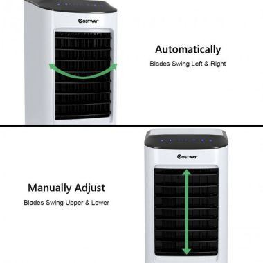 Hooya Imp.& Exp.  Evaporative Portable Air Cooler Fan Humidifier with Remote Control for Home and Office. View a larger version of this product image.