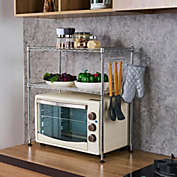 Kitcheniva 2-Tier Microwave Oven Rack Metal Organizer