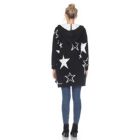 Alternate image 2 for White Mark Women&#39;s Plus Size Maternity Star Print Sherpa Coat