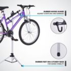 Alternate image 1 for RaxGo Bike Storage Rack, Bicycle Stand for Garage, Adjustable Height, Freestanding, Foldable Design