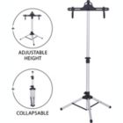 Alternate image 3 for RaxGo Bike Storage Rack, Bicycle Stand for Garage, Adjustable Height, Freestanding, Foldable Design