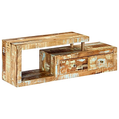 vidaXL TV Cabinet 47.2"x11.8"x15.7" Solid Reclaimed Wood. View a larger version of this product image.