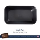 Alternate image 1 for Baker's Secret Loaf Pan 9.6", Double Layer Nonstick Coating, Heavy Gauge Carbon Steel, Dark Gray, Advanced Collection
