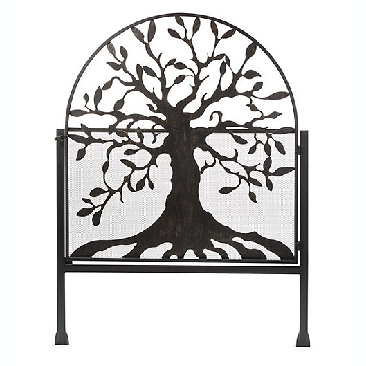 Plow Hearth Metal Arched Stand Alone, Metal Arched Stand Alone Garden Gate With Tree Of Life Design