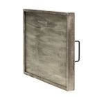 Alternate image 2 for Elegant Designs Decorative Wood Serving Tray with Handles, 15.50" x 12", "Home"