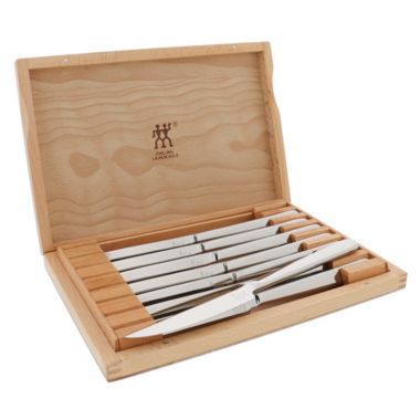 ZWILLING Steak Knife Set of 8, German Knife Set, Stainless Steel. View a larger version of this product image.