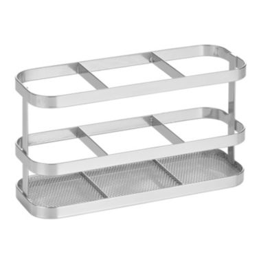 mDesign Steel Bath Countertop/Vanity Hair Care Storage Organizer Basket. View a larger version of this product image.