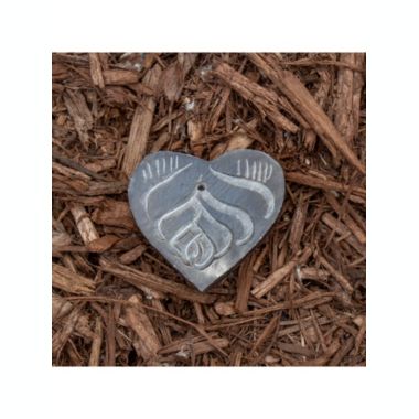 Global Crafts Grey Heart Soapstone Incense Holder Gift Pack with Lavender Incense Sticks. View a larger version of this product image.