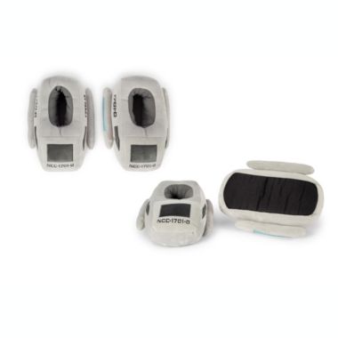 Star Trek  The Next Generation Shuttlecraft 3D Slippers For Adults   Starfleet-Themed Plush, Lightweight House Shoe With Non-Slip Sole   Comfortable Loungewear For Home. View a larger version of this product image.
