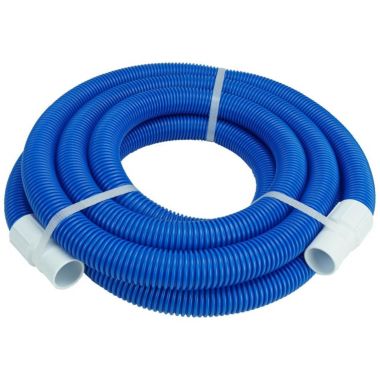 Pool Central Blue and White Blow Molded Vacuum Hose with Swivel Cuffs 27' x 1.25". View a larger version of this product image.