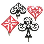 Iwgac Game Suit Wall Hooks Set of 4