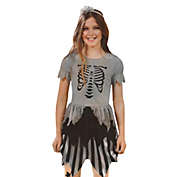 Northlight Gray Pirate Skeleton Girl&#39;s Children&#39;s Halloween Costume - Medium