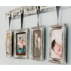 Alternate image 1 for TX USA Classic Design Wood Wall Photo Frame, Set of 4 - White Wash
