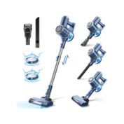 Prettycare Cordless Stick Vacuum Cleaner in Blue